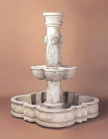 Stagioni Cast Stone Outdoor Garden Fountain Fountain Tuscan
